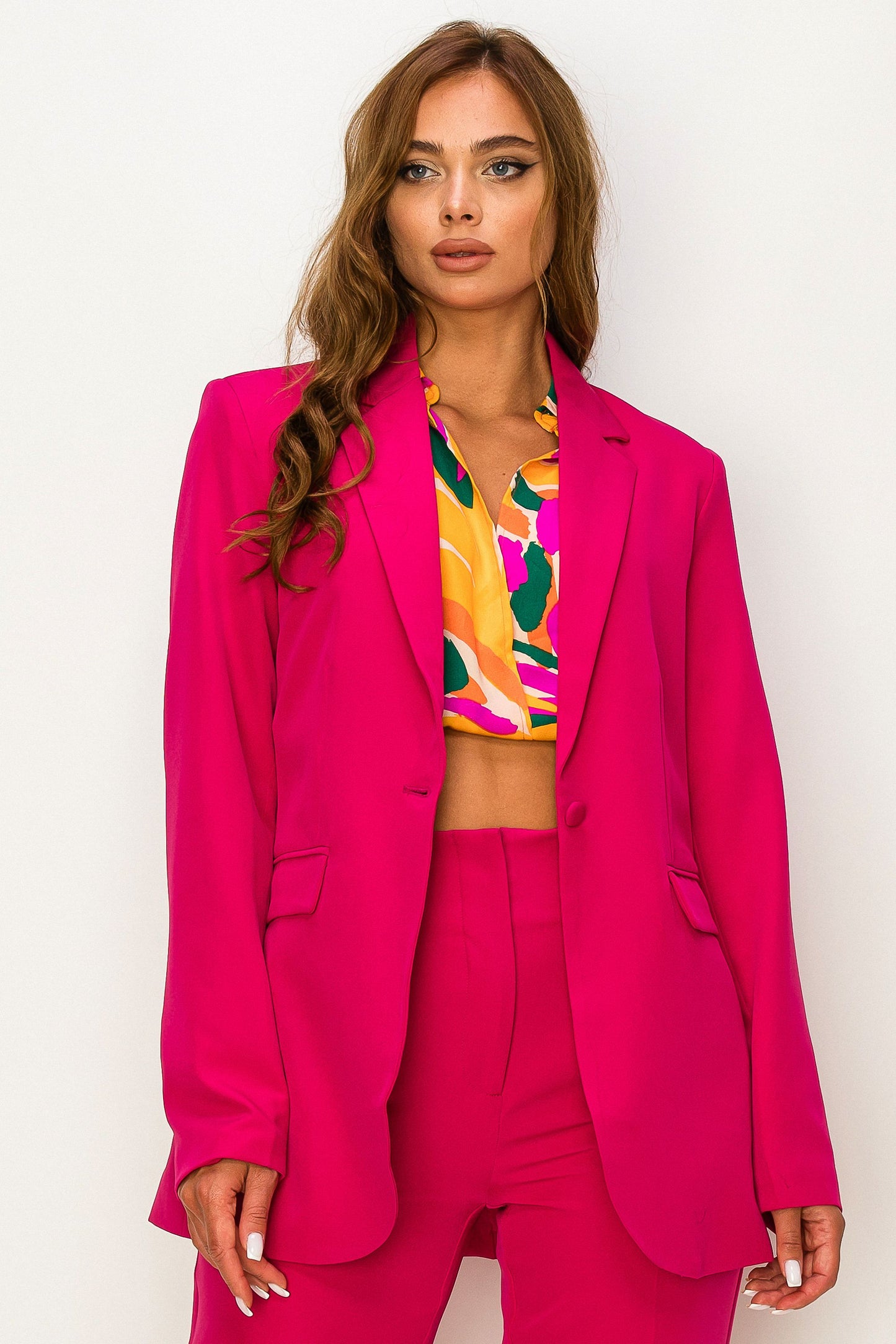 Linen Jacket With Flapped-pockets