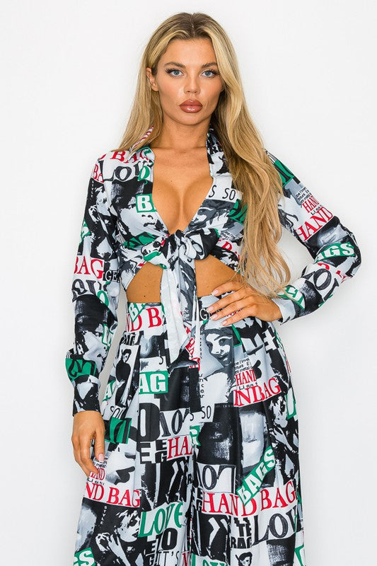 Long Sleeve Crop Top