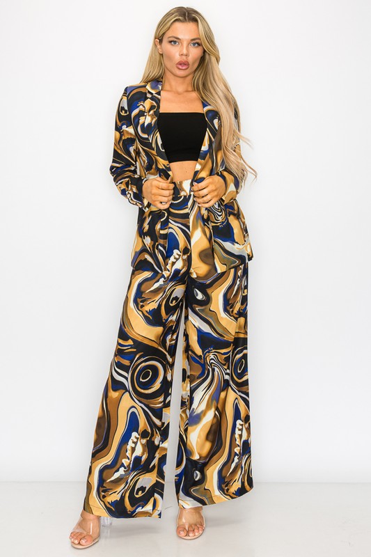 Multi Printed Long Pants