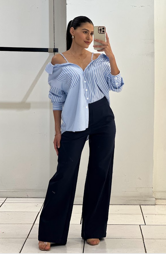 Stylish Asymmetrical Blouse
