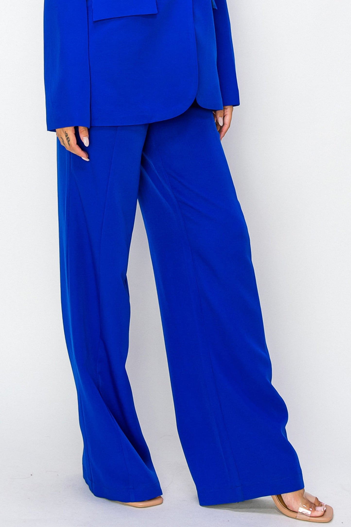 Elegance Trove High Rise Wide Leg Pants