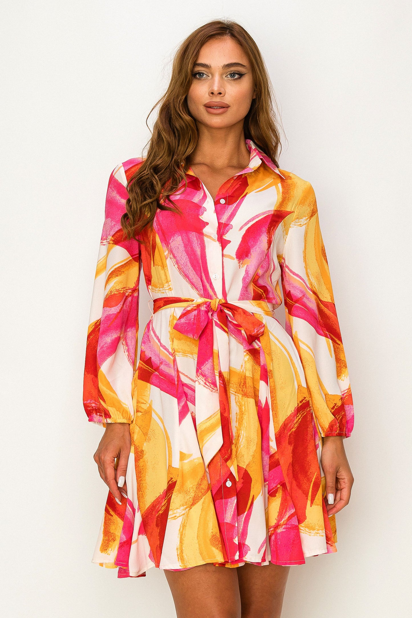 Sunset Glow Midi Dress