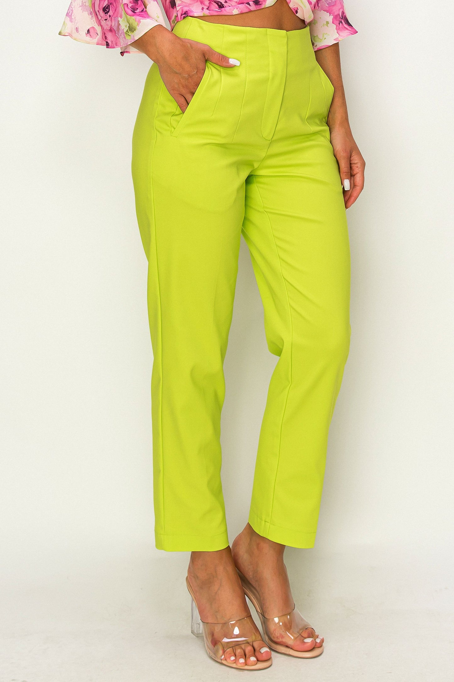 Pair Of Trousers With Dual Side Pockets.