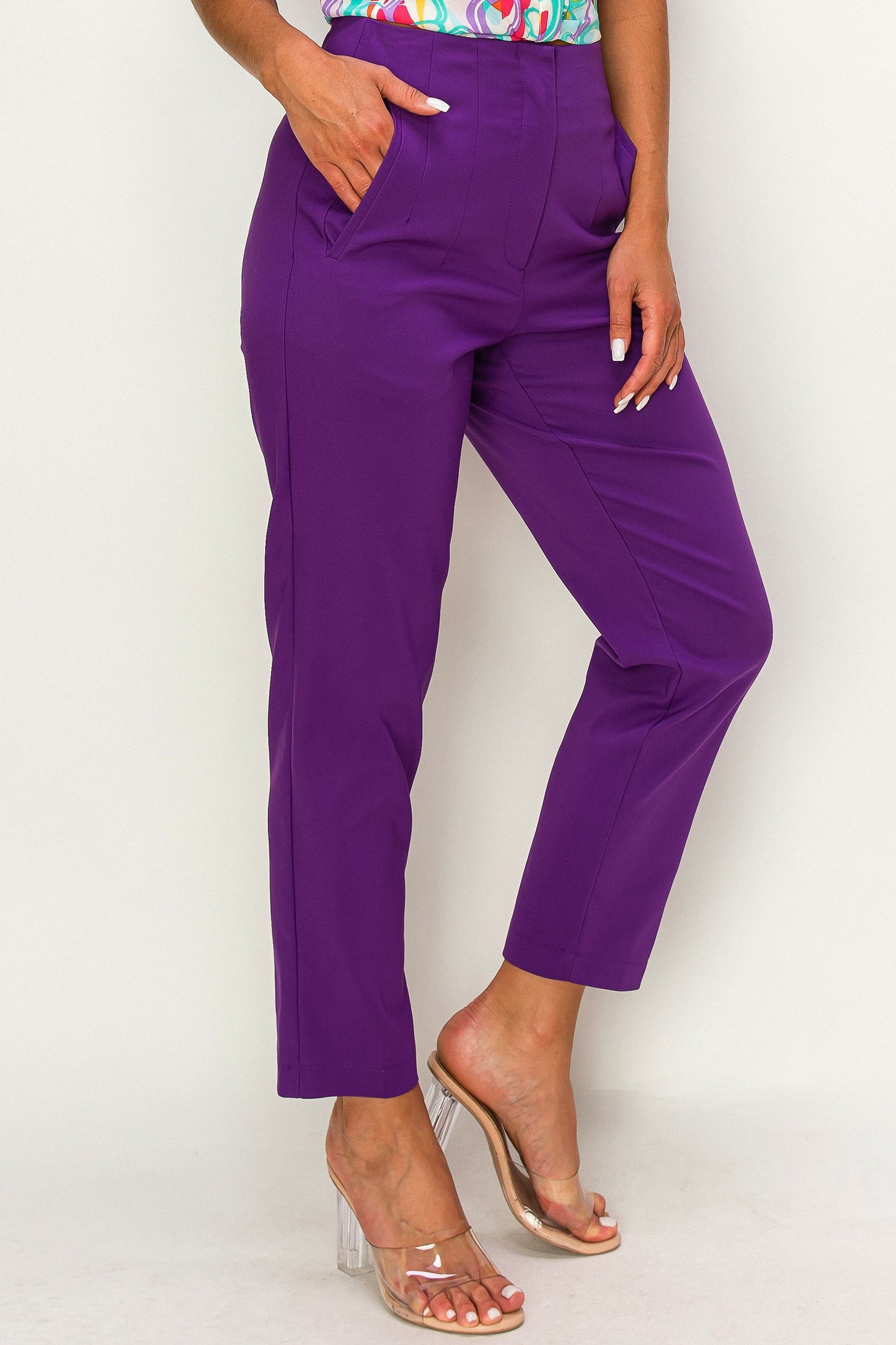 Pair Of Trousers With Dual Side Pockets.