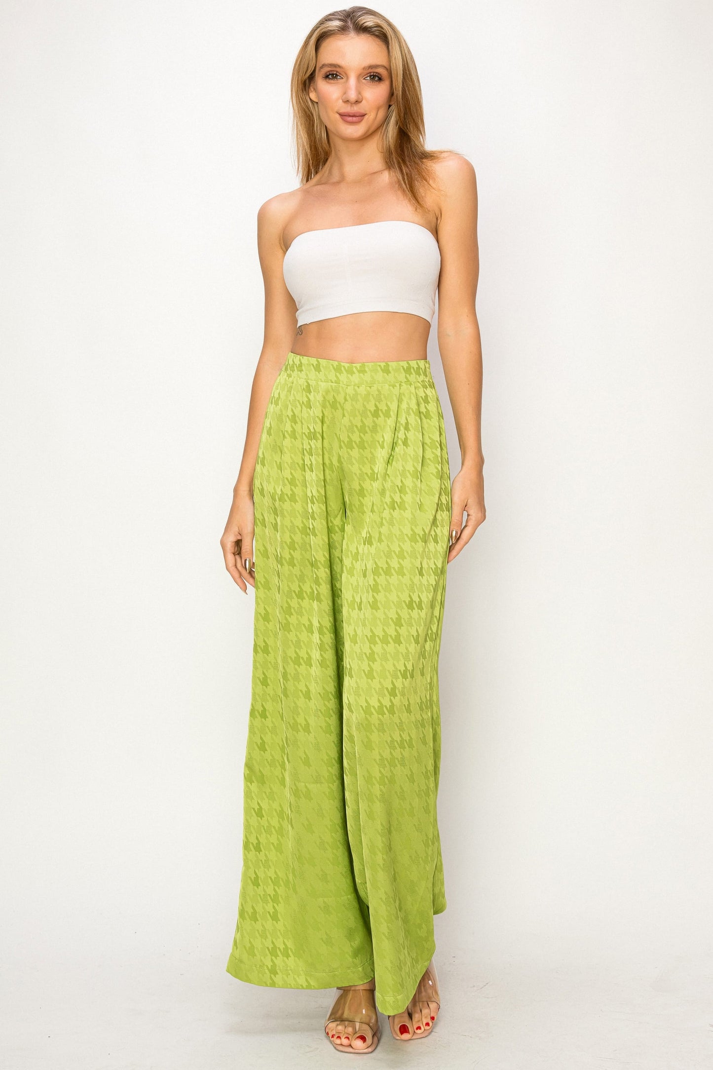 Satin Wide Leg Pants