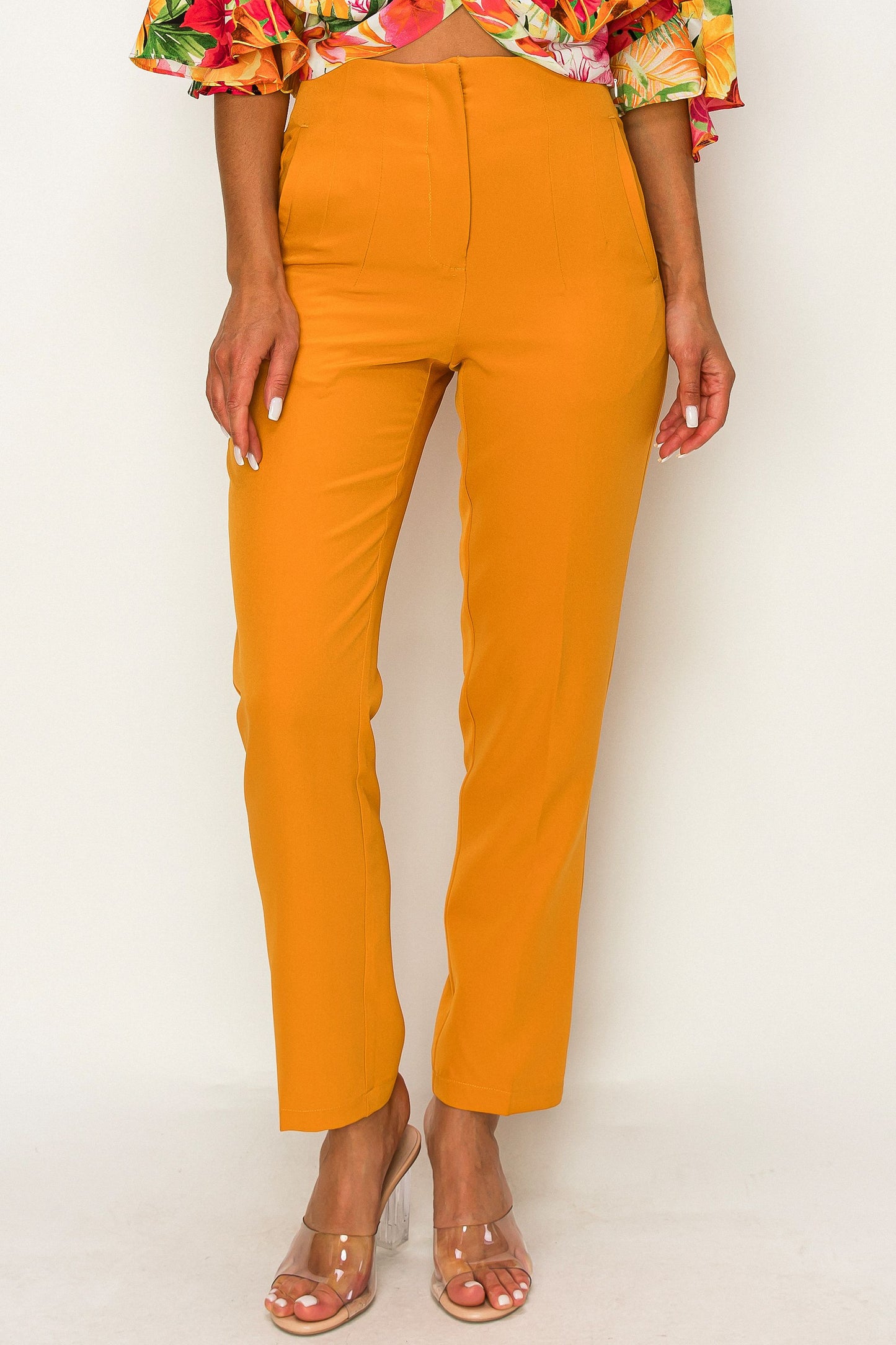 Pair Of Trousers With Dual Side Pockets.