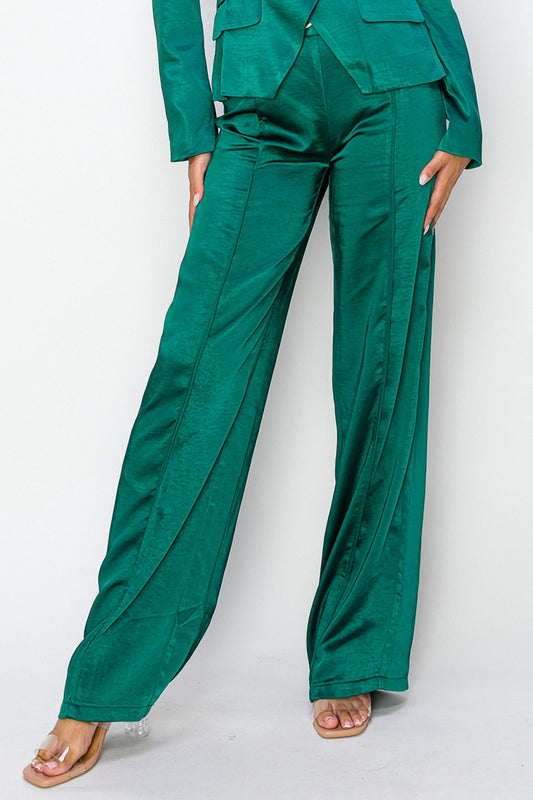 Relaxed Sophistication Semi-Wide Leg Pants