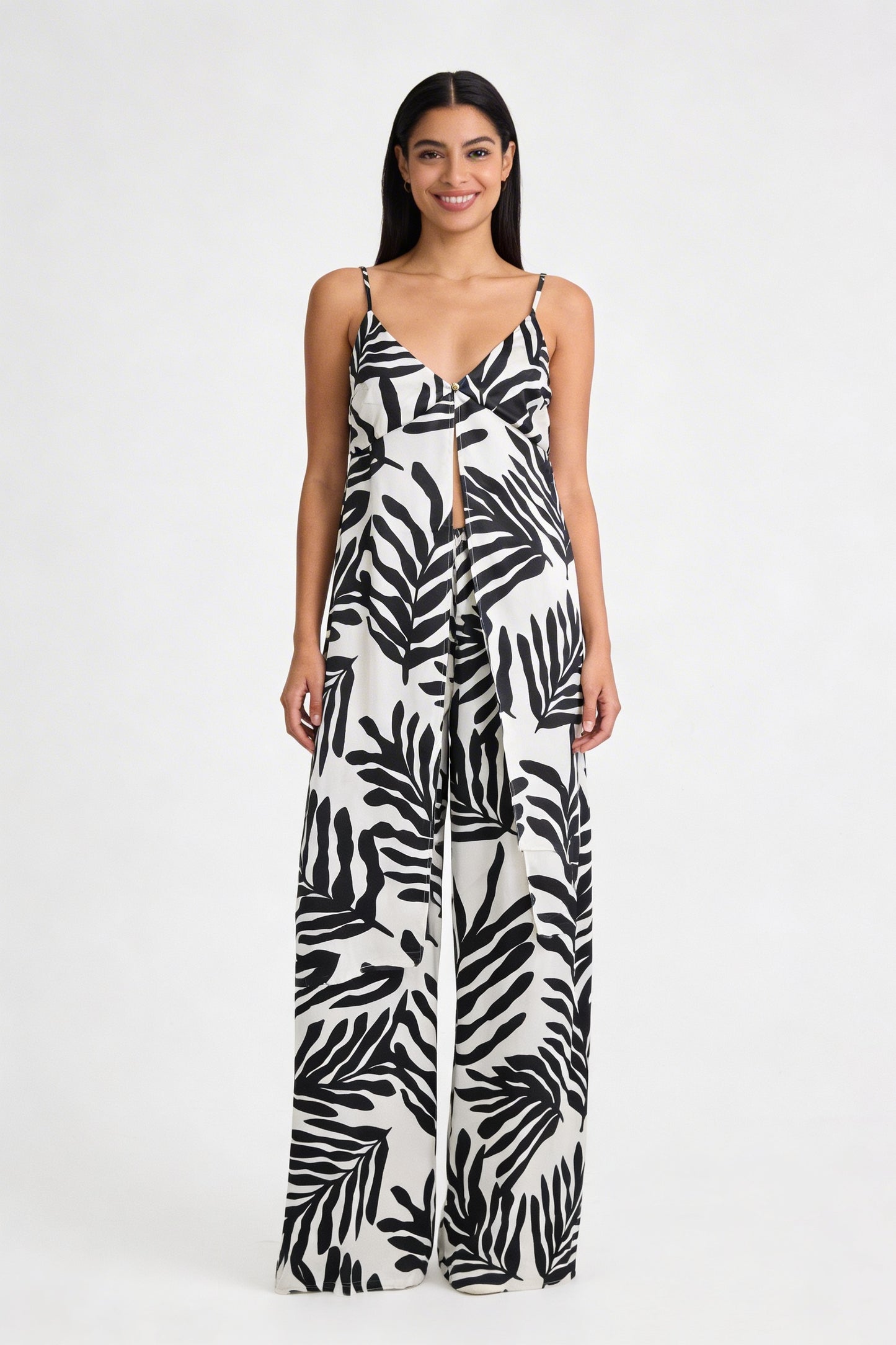 Monochrome Botanical Slit-Front Set