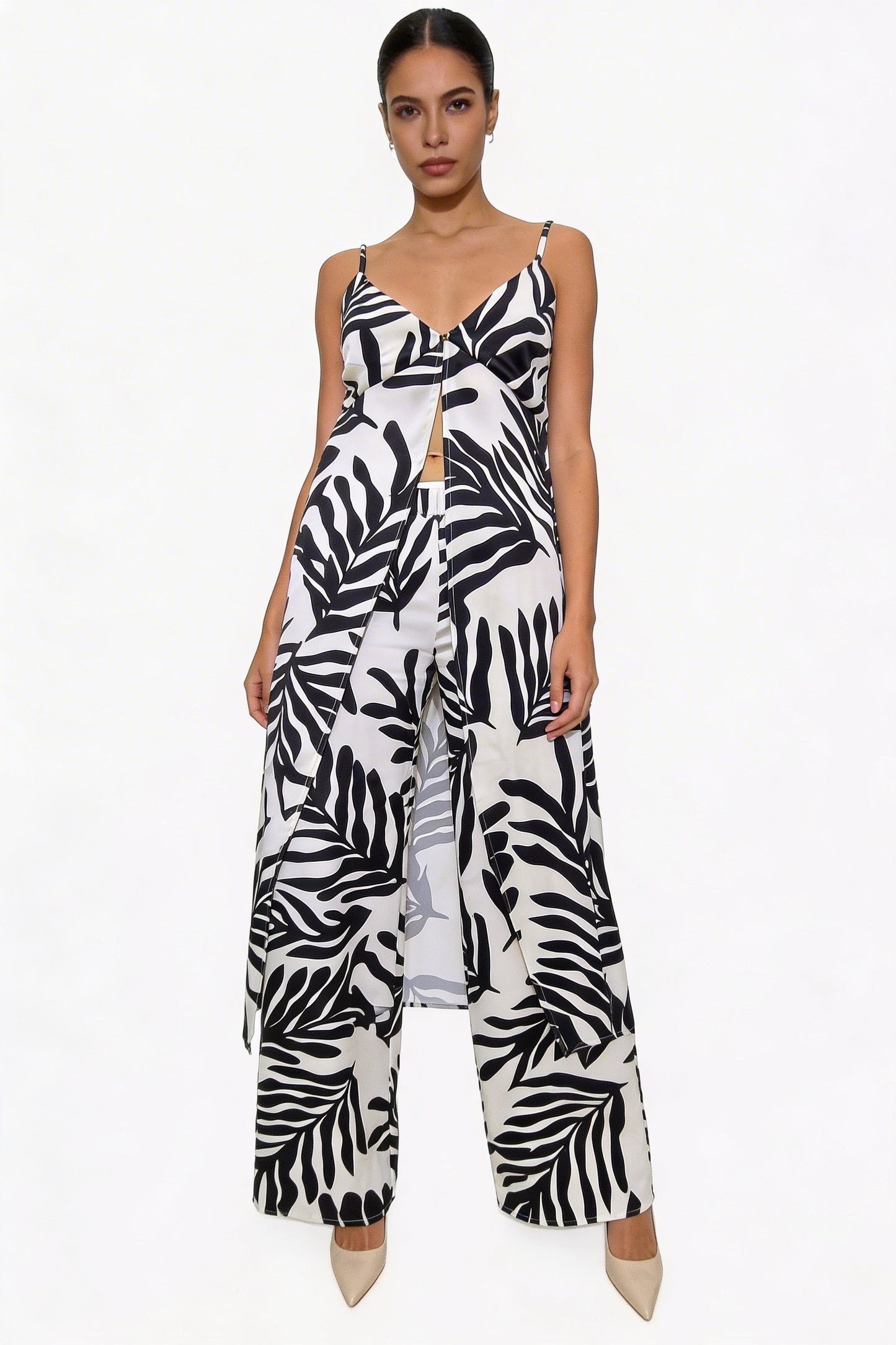 Monochrome Botanical Slit-Front Set