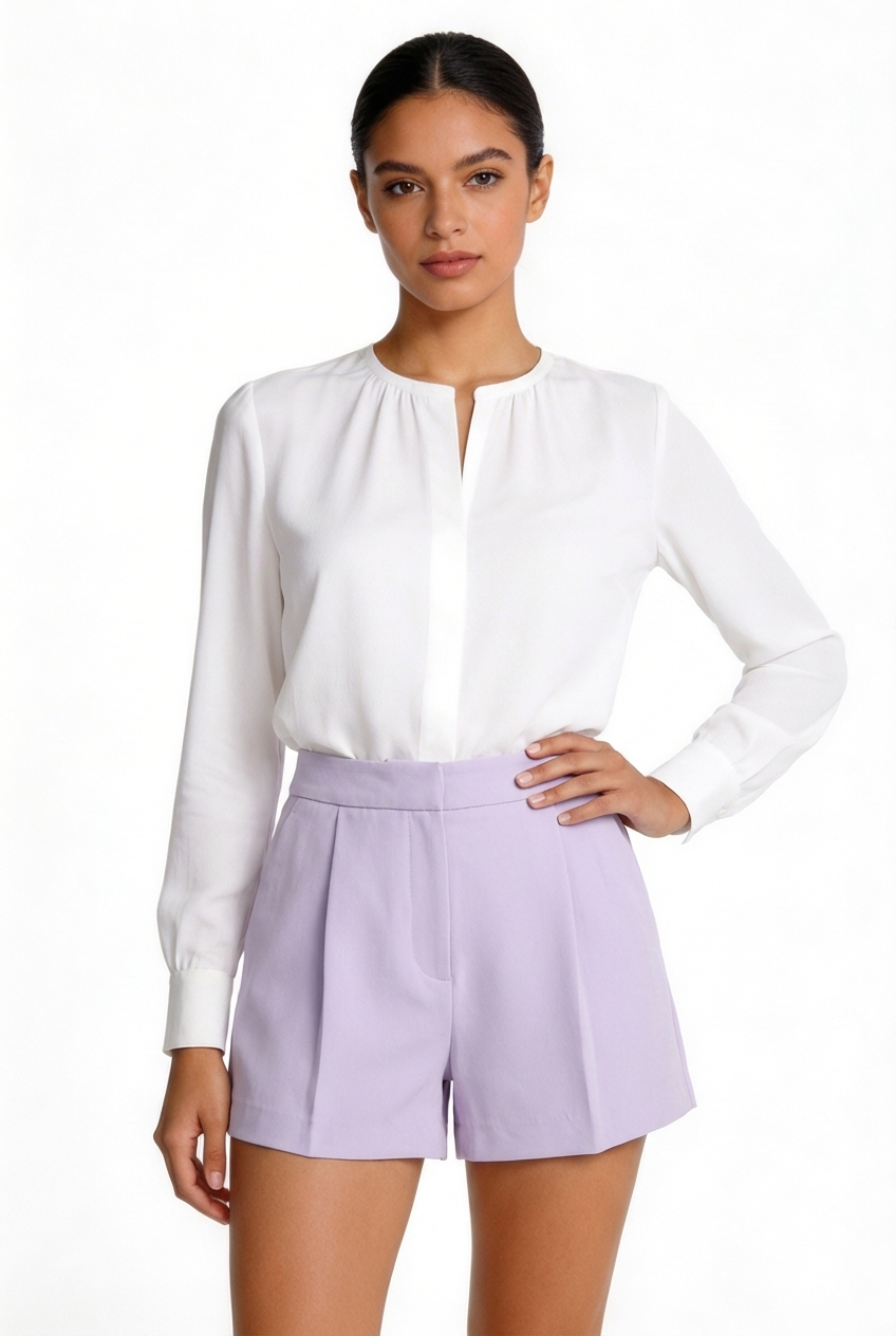 Tailored Pastel Shorts