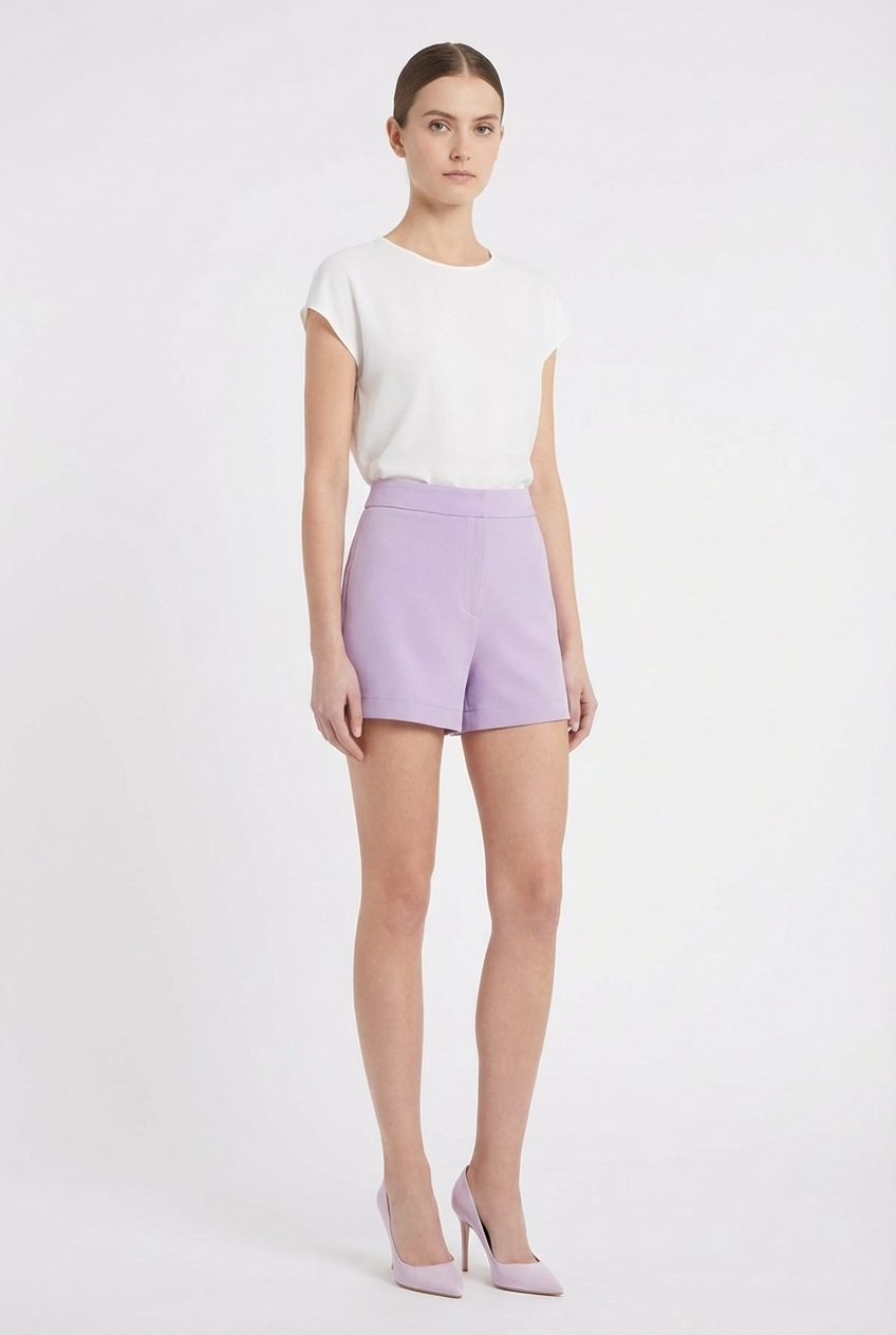 Tailored Pastel Shorts