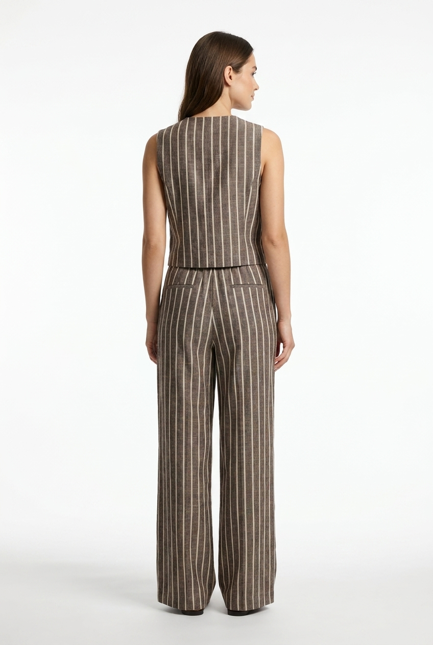 Striped Vest & Trouser Set