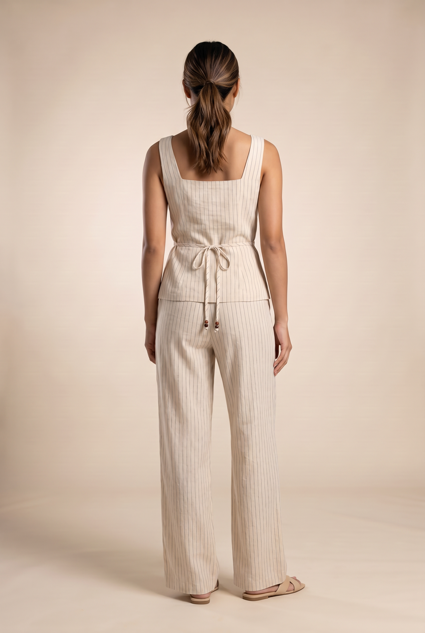 Pinstripe Vest & Trouser Set