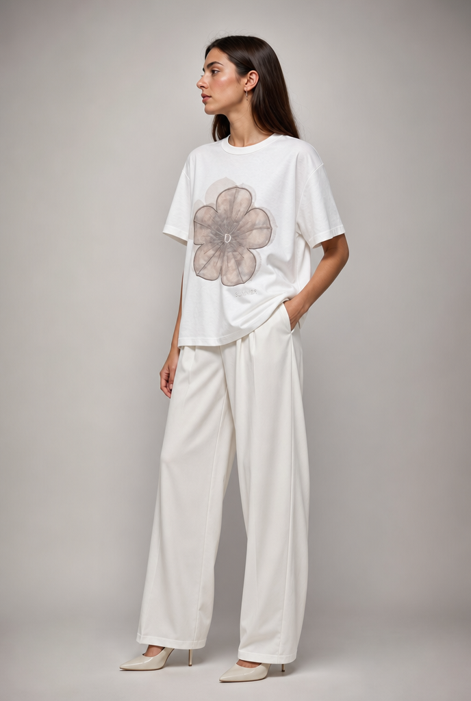 Oversized Floral Graphic Tee