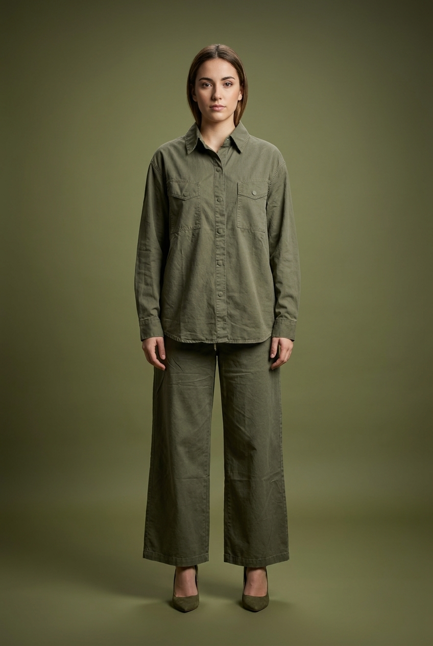 Relaxed Utility Shirt & Trouser Set