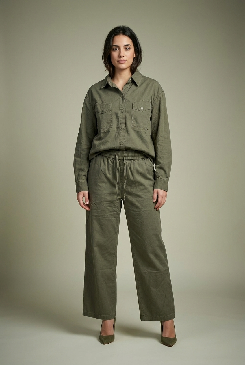 Relaxed Utility Shirt & Trouser Set