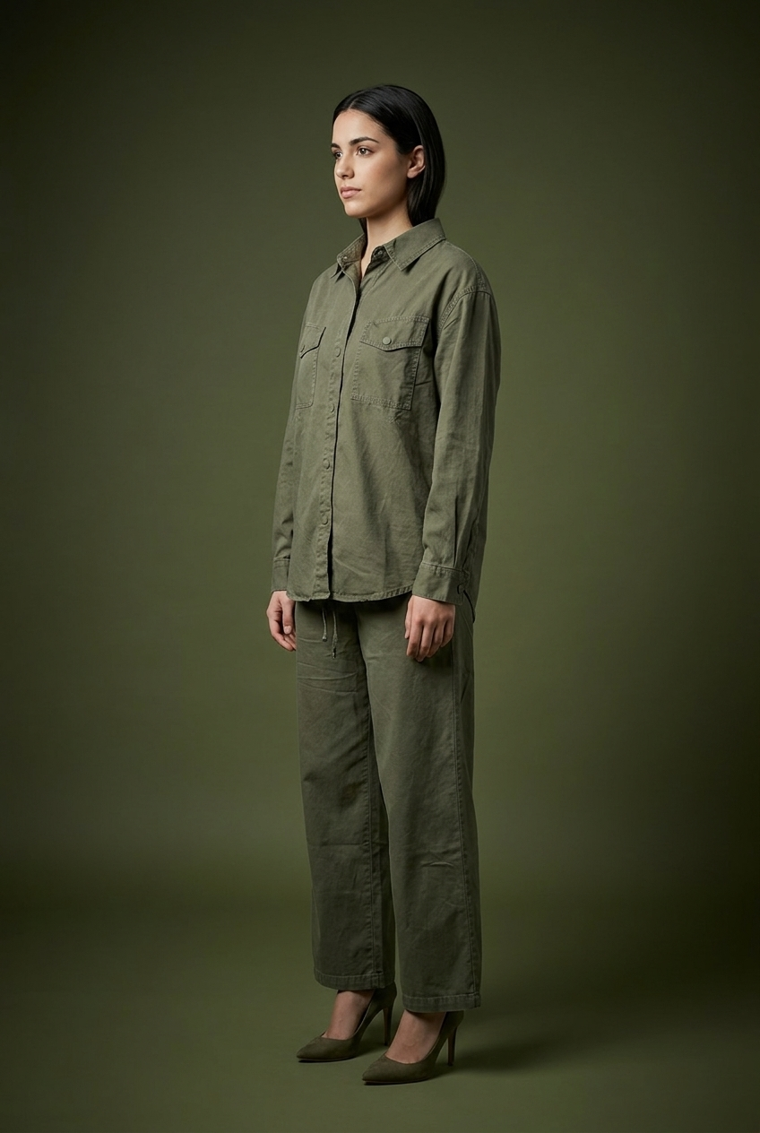Relaxed Utility Shirt & Trouser Set