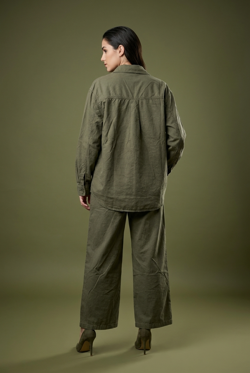 Relaxed Utility Shirt & Trouser Set