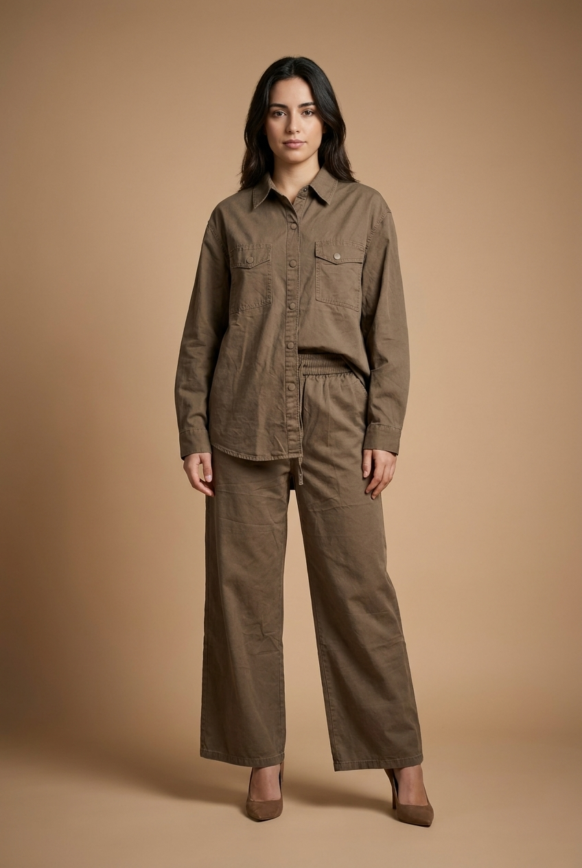 Relaxed Utility Shirt & Trouser Set