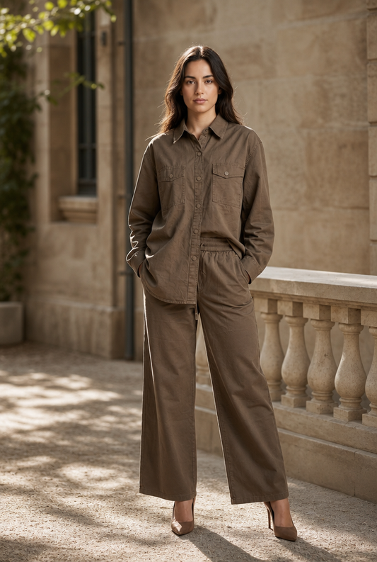 Relaxed Utility Shirt & Trouser Set