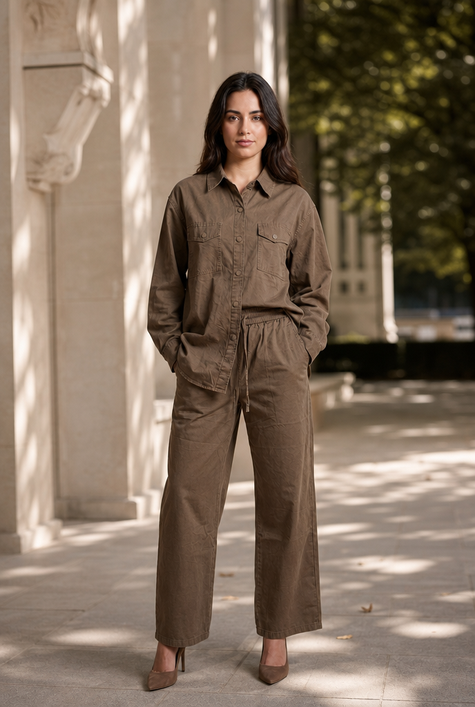 Relaxed Utility Shirt & Trouser Set