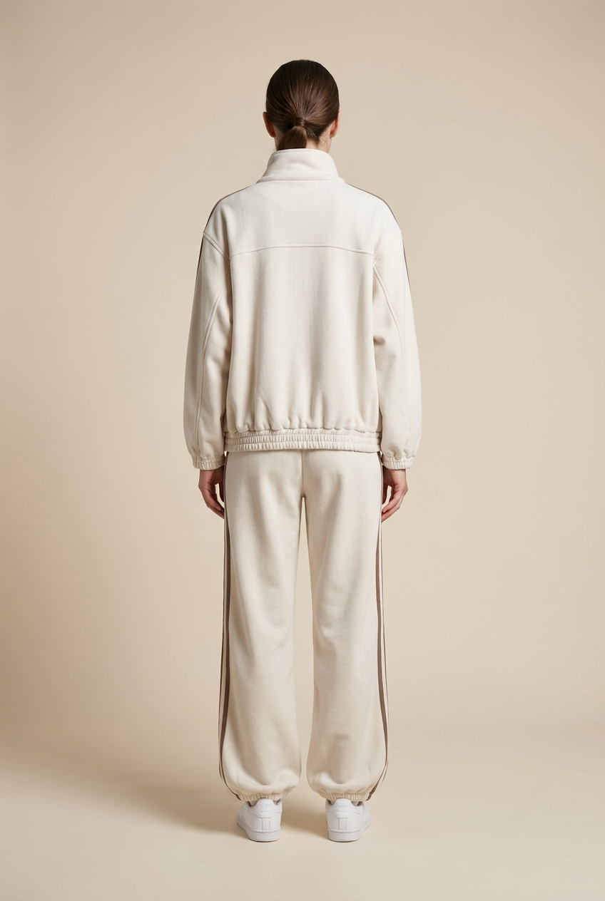 Napoleon-Style Striped Tracksuit Set