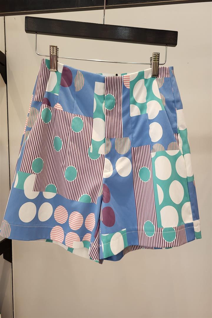 Polka Dot Geo short