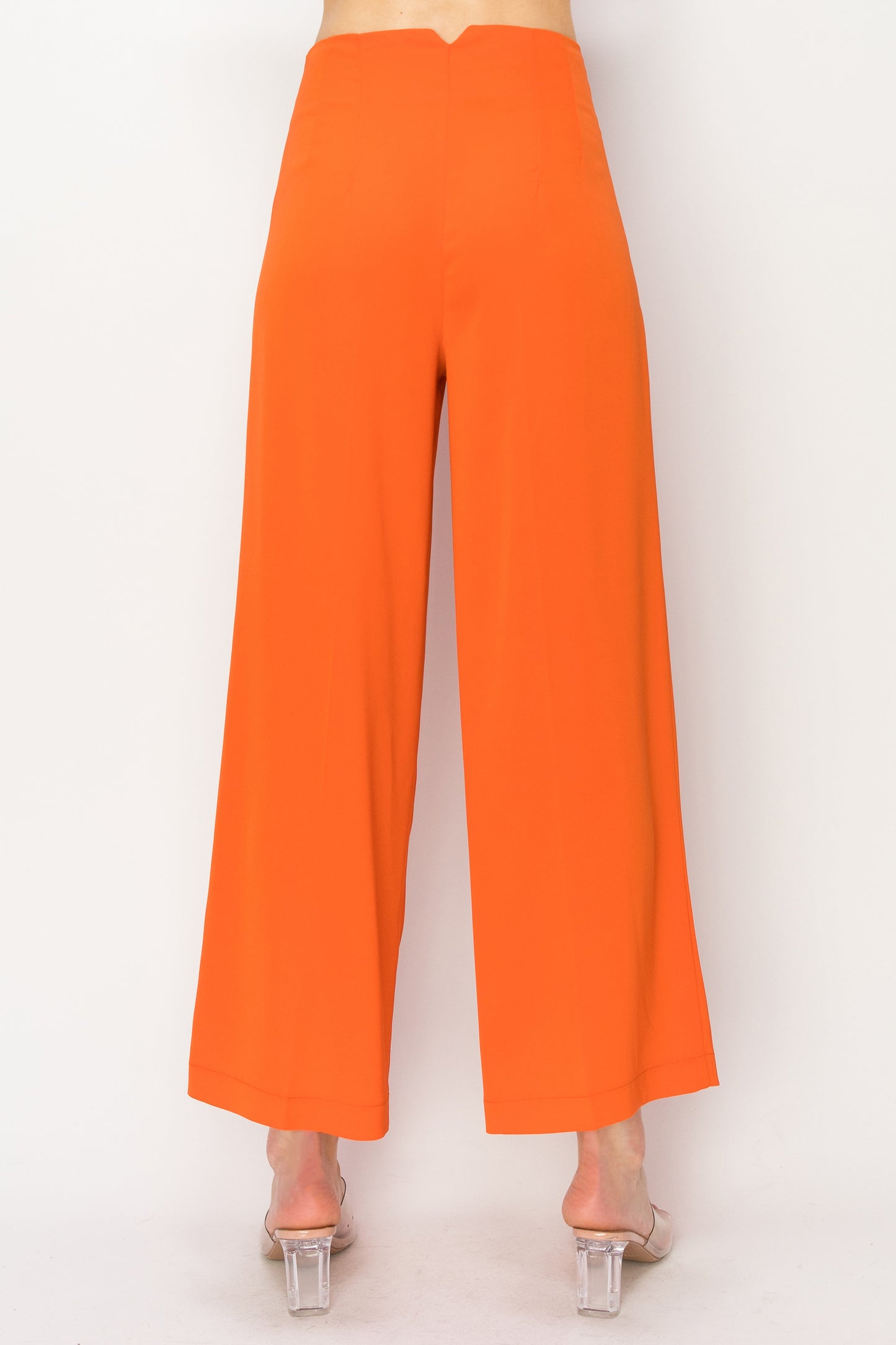 High-Waisted Wide Crop Pants